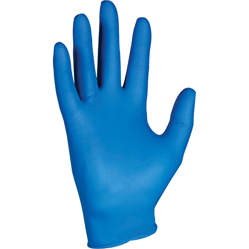 KleenGuard G10 General-Purpose Gloves, 6/X-Small, Nitrile, 2.4-mil, Powder-Free, Blue Pathway Supply LP