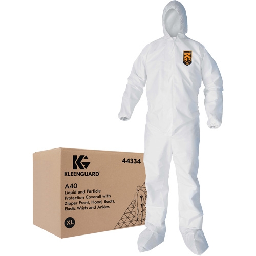 Combinaisons Kleenguard A40, T-Grand, Blanc, Microporeux Pathway Supply LP