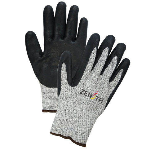 Gants &eacute;lastiques sans coutures r&eacute;sistants &agrave; la coupe pour temp&eacute;ratures froides, Taille Grand/9, Calibre 13, Rev&ecirc;tement Mousse de nitrile, Enveloppe en PEHP, ASTM ANSI niveau A4 Pathway Supply LP