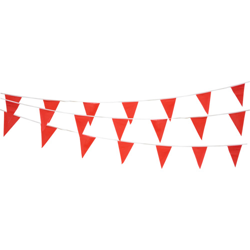 Cordon de fanions, 60' lo, Rouge Pathway Supply LP