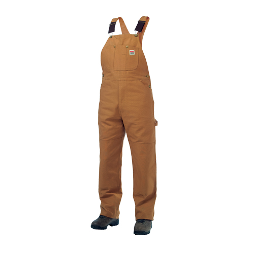 Salopettes en canevas de coton non doubl&eacute;e, Hommes, Grand, Brun Pathway Supply LP