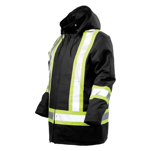 Parka de s&eacute;curit&eacute;, Noir, Grand Pathway Supply LP