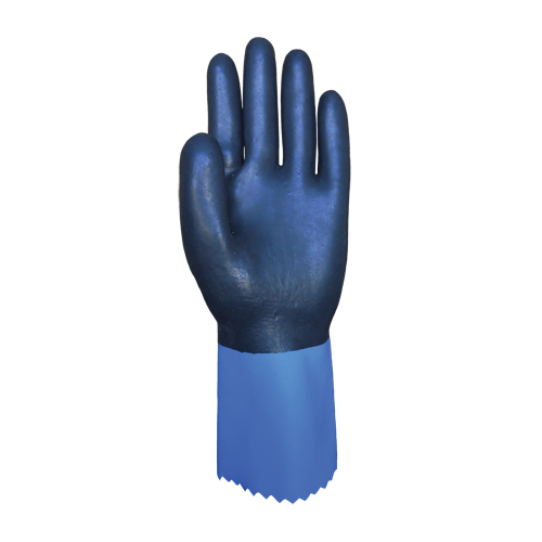 Summitech Full-Dipped Chemical Resistant Gloves, Size Small/7, 11.8" L, Chloroprene, Poly-Cotton Inner Lining, 59-mil Pathway Supply LP