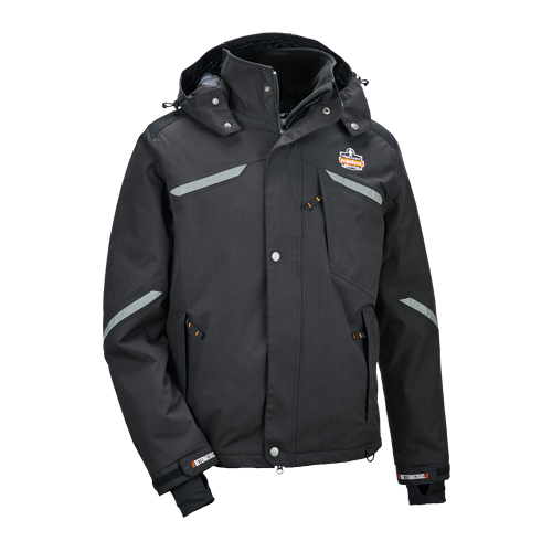 Manteau thermique N-Ferno 6466, Hommes, Petit, Noir Pathway Supply LP