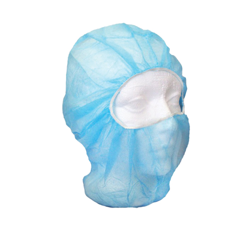 Disposable Balaclava Hood, Polypropylene, Blue Pathway Supply LP