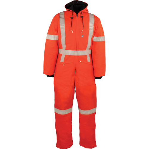 Reflective Insulated Coveralls, 2X-Large, Orange Pathway Supply LP