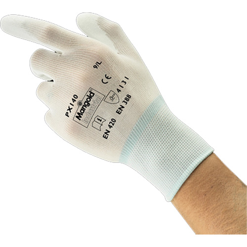 PX140 Coated Gloves, 6/X-Small, Polyurethane Coating, 15 Gauge, Nylon Shell Pathway Supply LP