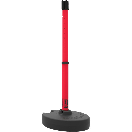PLUS Barrier Post Set Receiver, 42" High, Red Pathway Supply LP