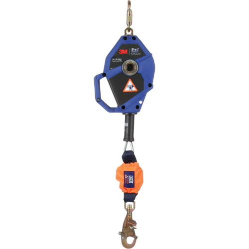 Cordage de s&eacute;curit&eacute; autor&eacute;tractable avec verrouillage intelligent, 20', Acier galvanis&eacute;, Pivotant Pathway Supply LP