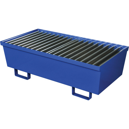 Steel Spill Containment Pallet, 74 US gal. Spill Capacity, 27" x 51.25" x 13" Pathway Supply LP