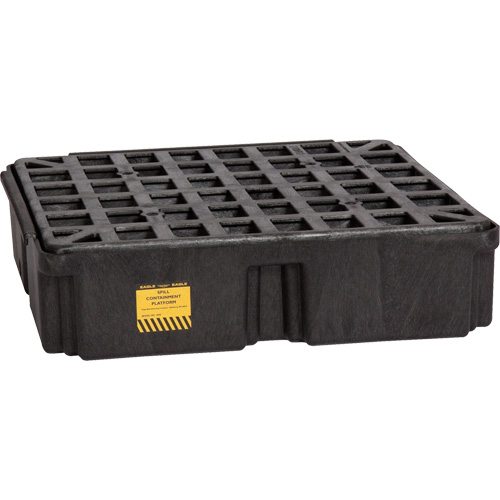 Modular Spill Platform, 15 US gal. Spill Capacity, 26" x 26.25" x 6.5" Pathway Supply LP