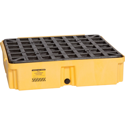Modular Spill Platform, 15 US gal. Spill Capacity, 26" x 26.25" x 6.5" Pathway Supply LP