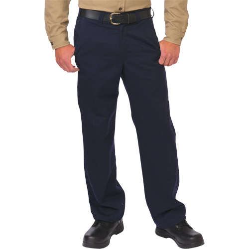 Arc Flash Work Pant, 28, x 26, Navy Blue, 12.4 cal/cm2 Pathway Supply LP