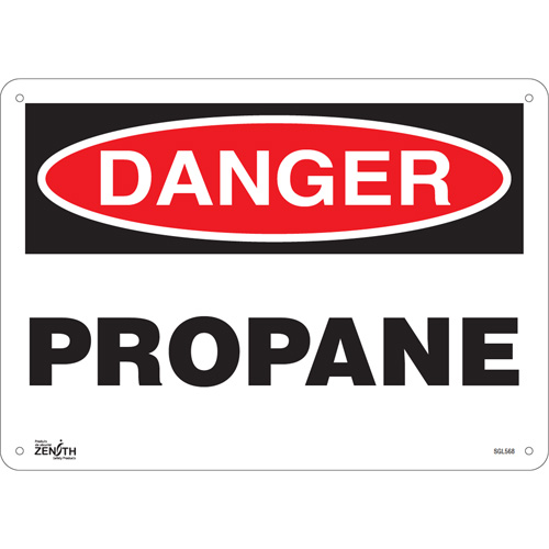 Enseigne Propane, 10" x 14", Aluminium, Anglais Pathway Supply LP