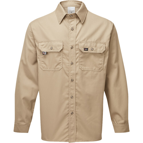 Chemise de travail de luxe 7 oz UltraSoft, Grand, Khaki Pathway Supply LP