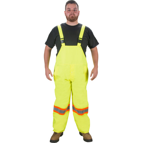 RZ1000 Rain Bib Pants, Polyester, Small, High Visibility Lime-Yellow Pathway Supply LP
