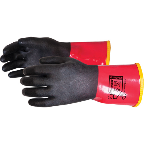 Chemstop Extreme Comfort Gloves, Size 7, 12" L, Nitrile/PVC, 30-mil Pathway Supply LP