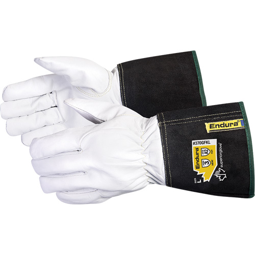 Gants de soudage &agrave; l'arc TIG Endura, Cuir fleur de ch&egrave;vre, Taille Moyen Pathway Supply LP