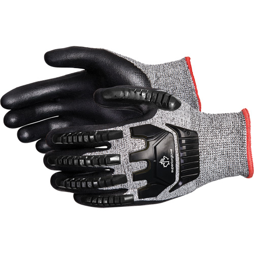 Gants en tricot de composite r&eacute;sistant aux coupures et antichoc TenActiv, 6, Paume en Synth&eacute;tique, Poignet Poignet en tricot Pathway Supply LP