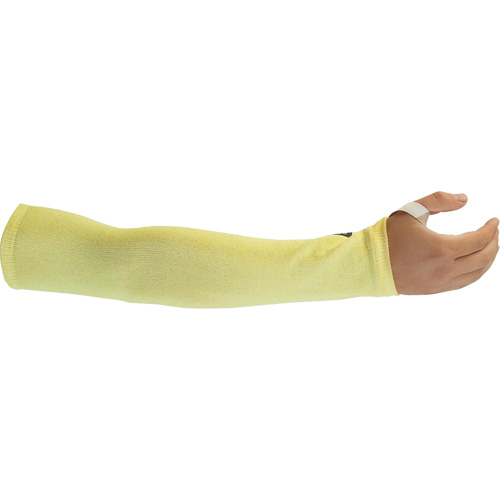 Cut-Resistant Sleeves, Kevlar&reg;, 14", ASTM ANSI Level A4, Yellow Pathway Supply LP