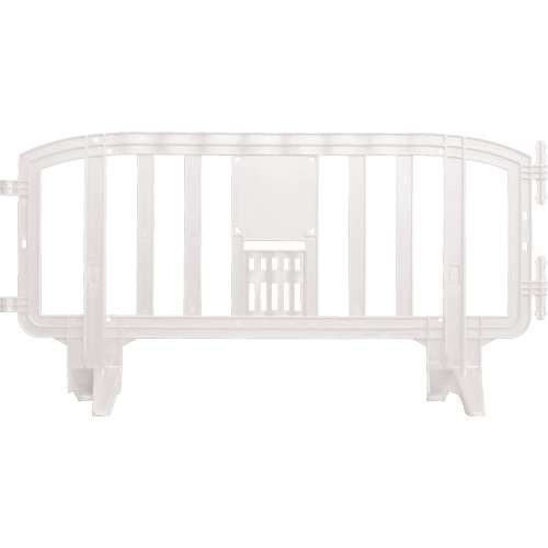 Movit Barricade, Interlocking, 78" L x 39" H, White Pathway Supply LP