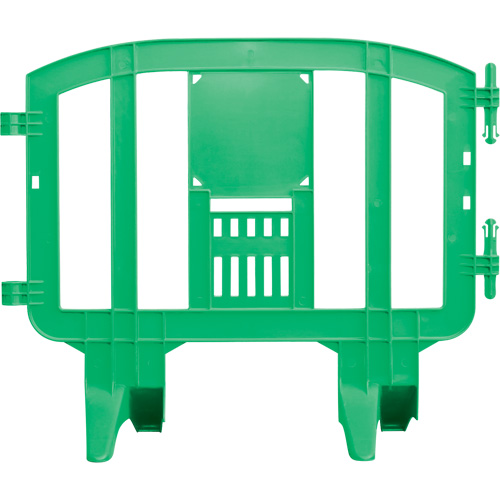 Barricade Minit, Emboîtables, 49" lo x 39" h, Vert Pathway Supply LP