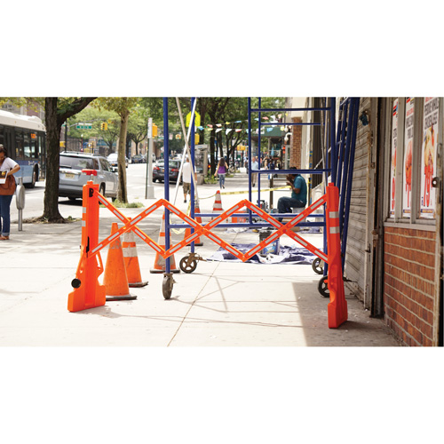 Multi-Gate Barricade, 43" H x 90" L, Orange Pathway Supply LP