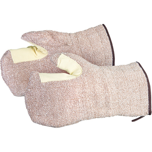 CoolGrip&reg; Baker's Mitts, Terry Cloth, Large, Protects Up To 446° F (230° C) Pathway Supply LP