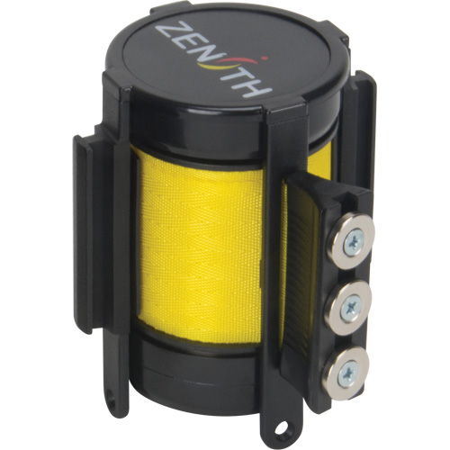 Magnetic Tape Cassette for Build-Your-Own Crowd Control Barrier, 12', Yellow Tape Pathway Supply LP