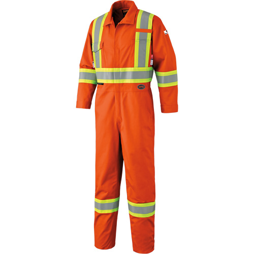 7705 FR-Tech&reg; High Visibility Coveralls, Size 36, Orange Pathway Supply LP