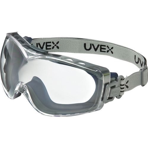 Lunettes de s&eacute;curit&eacute; &agrave; coques Uvex HydroShield Stealth OTG, Lentille Transparent, Antibu&eacute;e/Anti-&eacute;gratignures, Ventilation Indirecte Pathway Supply LP