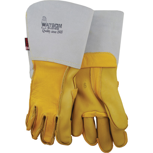 Gants de soudage, Cuir fleur de vache, Taille 8 Pathway Supply LP