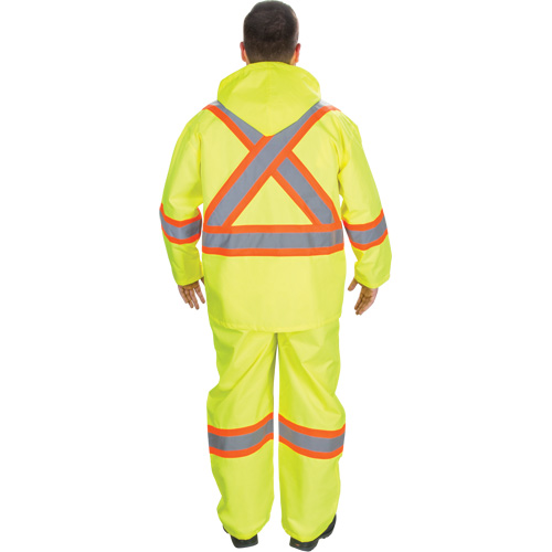 V&ecirc;tements imperm&eacute;ables RZ1000, Polyester, Petit, Jaune lime haute visibilit&eacute; Pathway Supply LP