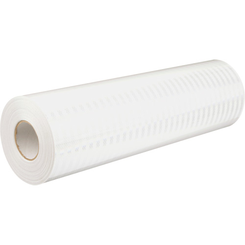 High Intensity Prismatic Grade Reflective Sheeting, 2" W x 150' L, 19 mils, White Pathway Supply LP