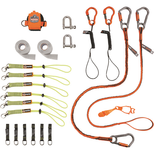 Squids&reg; 3187 Scaffolder's Tool Tethering Kit Pathway Supply LP