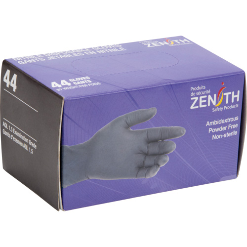 Vending Pack Disposable Gloves, X-Large, Nitrile, 5-mil, Powder-Free, Black Pathway Supply LP