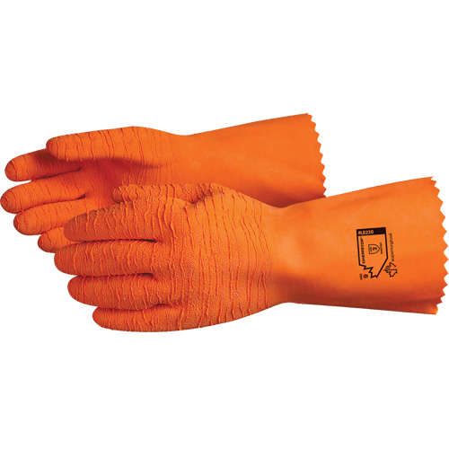 Chemstop Chemical Resistant Gloves, Size 8, 12" L, Latex, Cotton Jersey Inner Lining Pathway Supply LP