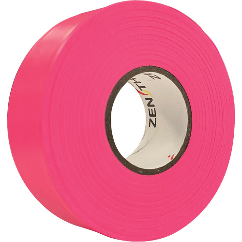 Flagging Tape, 1.1875" W x 164' L, Fluorescent Pink Pathway Supply LP