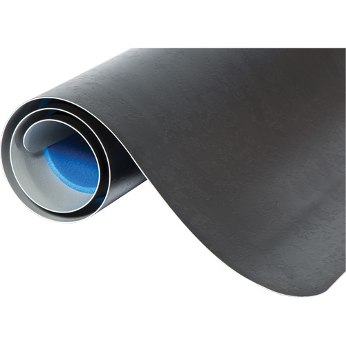 WD Elegance Anti-Microbial Mats, Smooth, 2' x 3' x 9/16", Black, Vinyl Pathway Supply LP