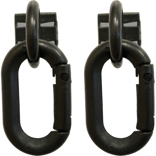 Safety Chain Magnetic Ring & Carabiner Set, Black Pathway Supply LP