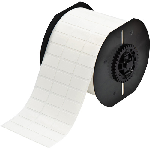 &eacute;tiquettes adh&eacute;sives repositionnables de s&eacute;rie B33, Vinyle, 1" lo x 0,5" h, Blanc Pathway Supply LP
