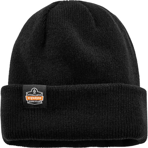 N-Ferno&reg; Zippered Rib Knit Beanie Hat, One Size, Black Pathway Supply LP