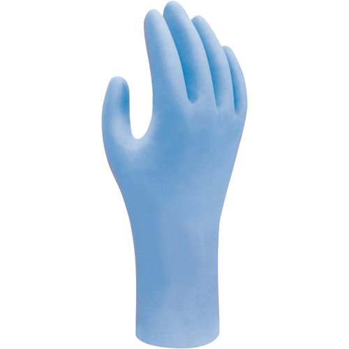 Biodegradable Disposable Gloves, X-Small, Nitrile, 2.5-mil, Powder-Free, Blue Pathway Supply LP