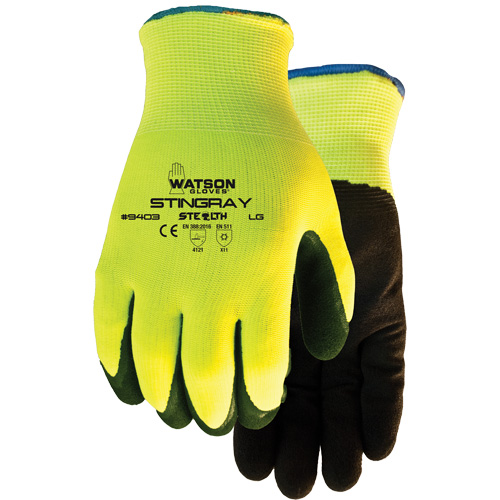 Gants isol&eacute;s Stealth Stingray, Grand, R&ecirc;vetement Nitrile, Calibre 13, Enveloppe en Polyester Pathway Supply LP