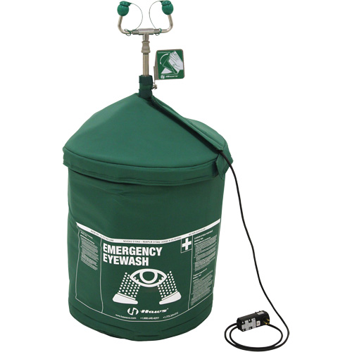 Portable Tempered Emergency Eyewash, Pressurized, 15 gal. Capacity, Meets ANSI Z358.1 Pathway Supply LP