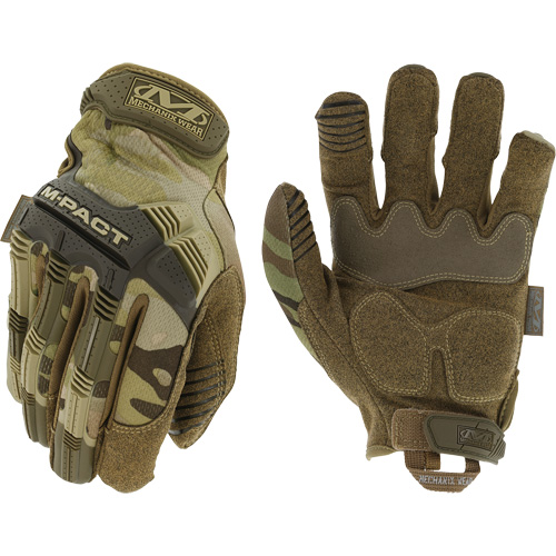 M-Pact&reg; MultiCam Tactical Impact Gloves, 8, Synthetic Palm, Hook & Loop Cuff Pathway Supply LP