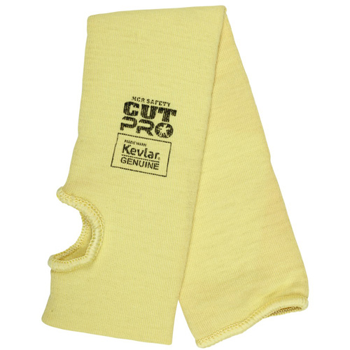 Safety Cut Pro Cut Resistant Sleeve, Kevlar&reg;, 18", ASTM ANSI Level A3, Yellow Pathway Supply LP