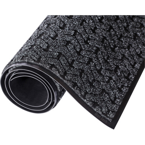 Tapis d'accueil Performance Tire-Track, Essuie-pieds/grattoir, 4' x 8' x 3/8", Charbon Pathway Supply LP