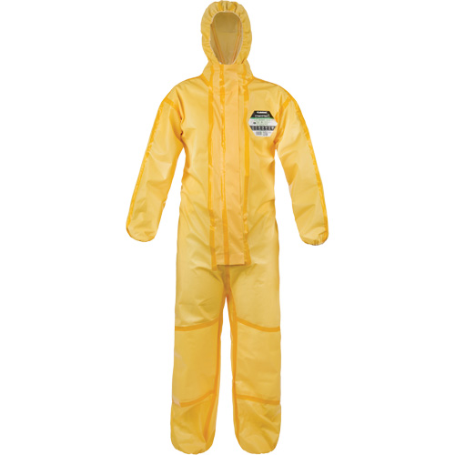 ChemMax&reg; 1 Coveralls, Polyethylene/Polypropylene, 4X-Large, Yellow Pathway Supply LP