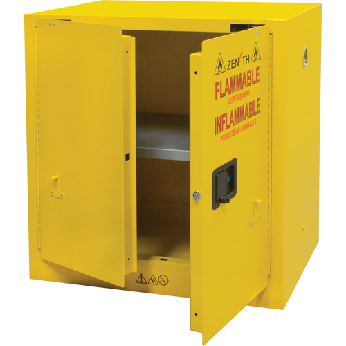 Flammable Storage Cabinet, 22 gal., 2 Door, 35" W x 35" H x 22" D Pathway Supply LP